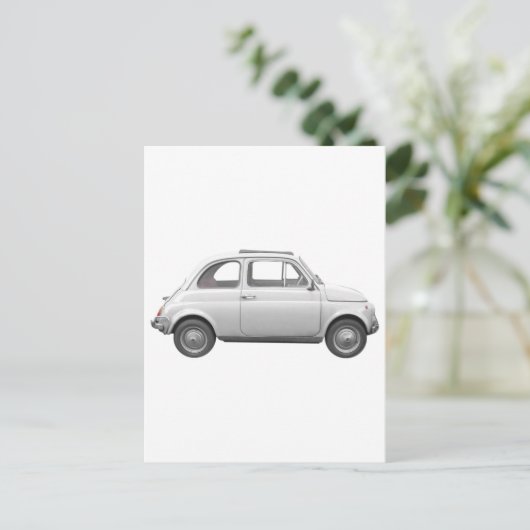 Fiat 500 briefkaart (Staand voorkant)
