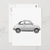 Fiat 500 briefkaart (Voorkant / Achterkant)