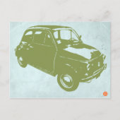 Fiat 500 briefkaart (Voorkant)