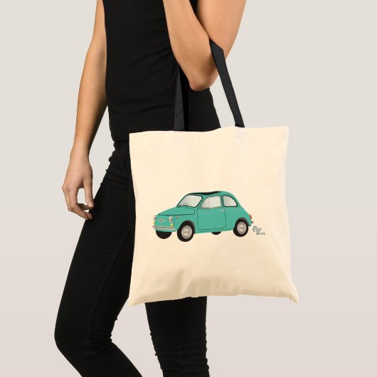Fiat 500 Canvas tas (Voorkant (product))