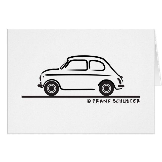 Fiat 500 Cinquecento (Voorkant Horizontaal)