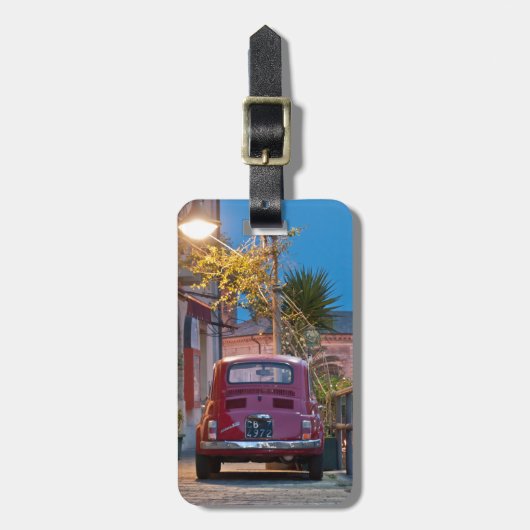 Fiat 500, Cinquecento in Italië Bagagelabel (Voorkant verticaal)