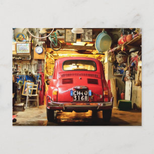 Fiat 500, Cinquecento in Italië Briefkaart