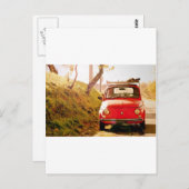 Fiat 500, Cinquecento in Italië Briefkaart (Voorkant / Achterkant)