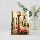 Fiat 500, Cinquecento in Italië Briefkaart (Staand voorkant)