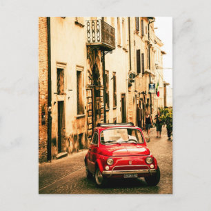Fiat 500, Cinquecento in Italië Briefkaart
