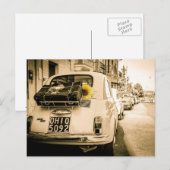 Fiat 500, Cinquecento in Italië Briefkaart (Voorkant / Achterkant)
