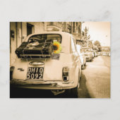 Fiat 500, Cinquecento in Italië Briefkaart (Voorkant)