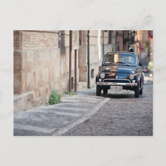 Fiat 500, Cinquecento in Italië Briefkaart (Voorkant)