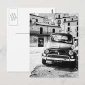 Fiat 500, cinquecento in Italië, klassiek cadeau v Briefkaart (Voorkant / Achterkant)