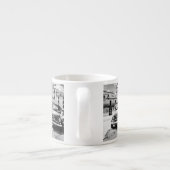 Fiat 500, cinquecento in Italië, klassiek cadeau v Espresso Kop (Achterkant)