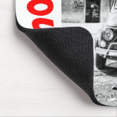 Fiat 500, cinquecento in Italië, klassiek cadeau v Muismat (Hoek)