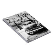 Fiat 500, cinquecento in Italië, klassiek cadeau v Notitieboek (Rechterzijde)