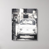 Fiat 500, cinquecento, in Italië, klassiek canvas (Voorkant)