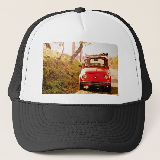 Fiat 500, Cinquecento in Italië Trucker Pet (Voorkant)