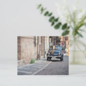Fiat 500, Cinquecento in Lanciano, Italië Briefkaart (Staand voorkant)