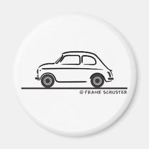 Fiat 500 Cinquecento Magneet