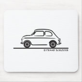 Fiat 500 Cinquecento Muismat (Voorkant)