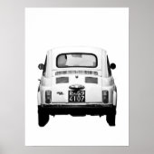 Fiat 500,  cinquecento, Rome, Italië Poster (Voorkant)