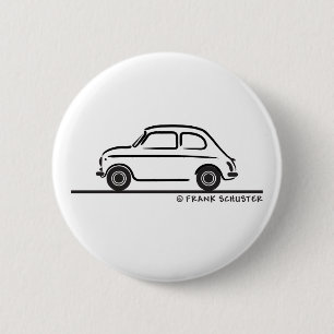 Fiat 500 Cinquecento Ronde Button 5,7 Cm