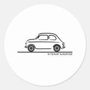 Fiat 500 Cinquecento Ronde Sticker
