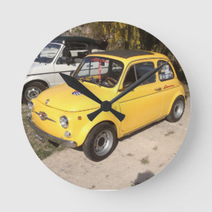 Fiat 500 clock ronde klok