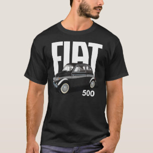 Fiat 500 Cute Classic Car Classic T-Shirt