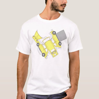 Fiat 500 Geel T-shirt