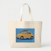 Fiat 500 grote tote bag (Voorkant)