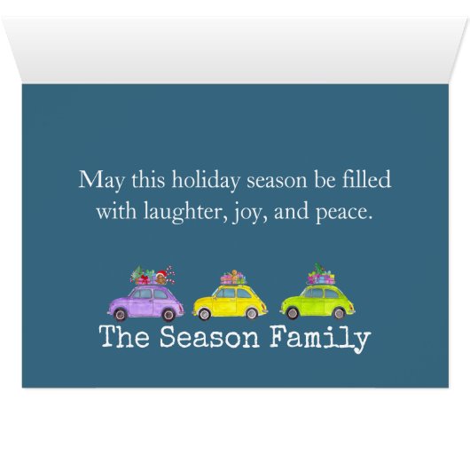 Fiat 500 in de stad (Binenzijde Horizontaal (Onderkant))