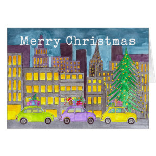 Fiat 500 in de  stad