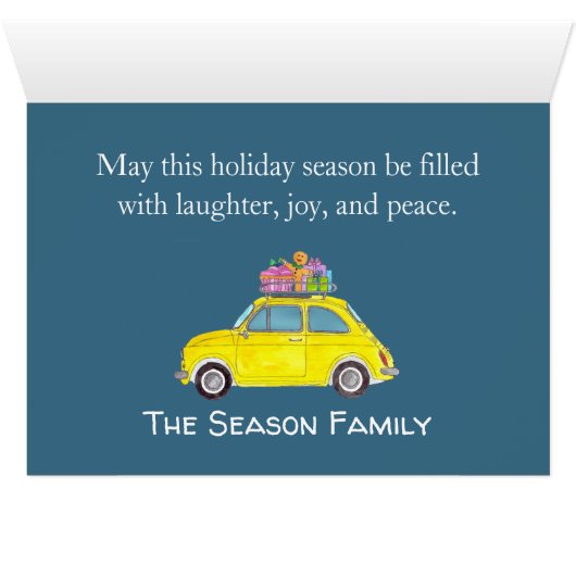 Fiat 500 in de  stad (Binenzijde Horizontaal (Onderkant))