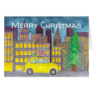 Fiat 500 in de  stad