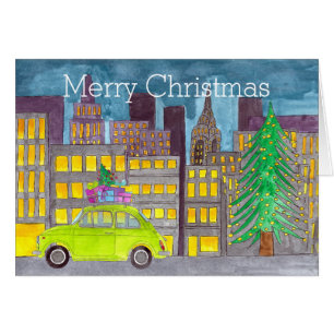 Fiat 500 in de  stad
