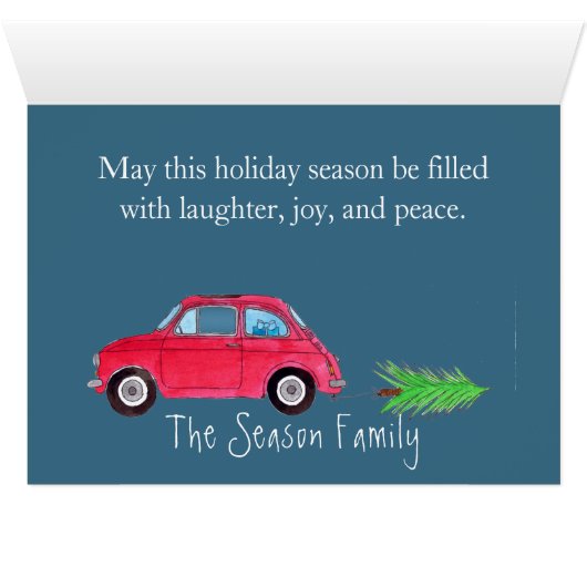 Fiat 500 in de  stad (Binenzijde Horizontaal (Onderkant))