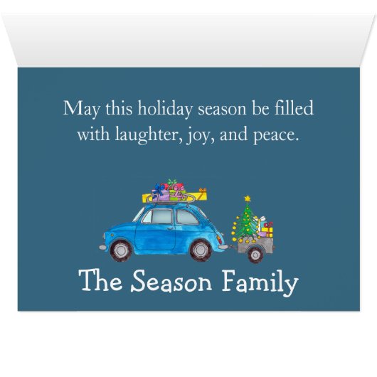 Fiat 500 in de stad (Binenzijde Horizontaal (Onderkant))