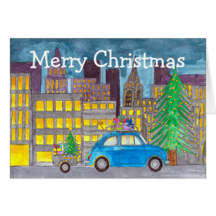 Fiat 500 in de  stad