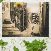  Fiat 500 in Italië theedoeken (Gevouwen)