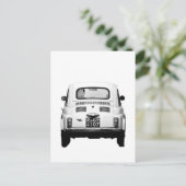 Fiat 500 in Rome, Italië Briefkaart (Staand voorkant)