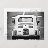 Fiat 500 in Rome, Italië Briefkaart (Voorkant / Achterkant)