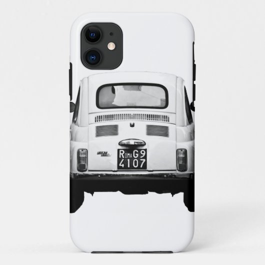 Fiat 500 in Rome, Italië. Case-Mate iPhone Case (Achterkant)