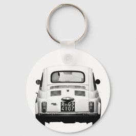 Fiat 500 in Rome, Italië. Sleutelhanger