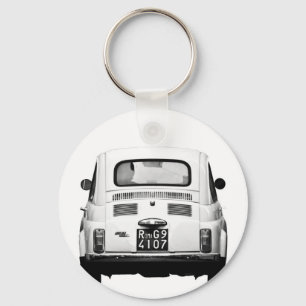 Fiat 500 in Rome, Italië. Sleutelhanger