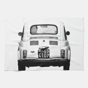 Fiat 500 in Rome, Italië. Theedoek