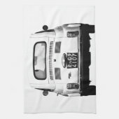 Fiat 500 in Rome, Italië. Theedoek (Verticaal)