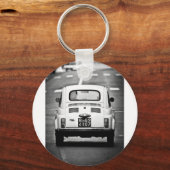 Fiat 500 in Rome Sleutelhanger (Voorkant)