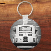 Fiat 500 in Rome Sleutelhanger (Voorkant)