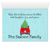 Fiat 500 in Snowy Forest  (Binenzijde Horizontaal (Onderkant))