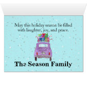 Fiat 500 in Snowy Forest  (Binenzijde Horizontaal (Onderkant))