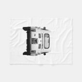 Fiat 500, Italië, Fleece Deken vintage auto (Voorkant (Horizontaal))